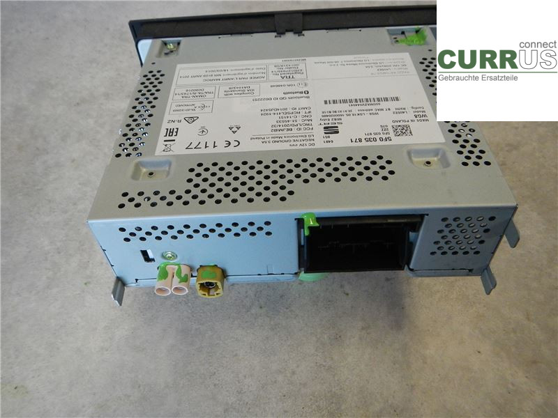SEAT IBIZA IV   08-16 Radio-CD-/Multimedia-Panel 5F0035871B 1,0 TSI