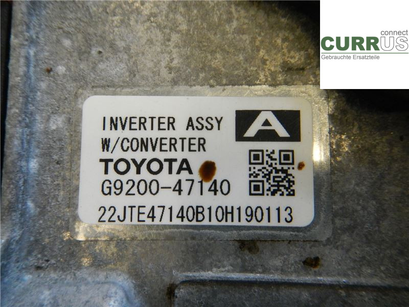 TOYOTA PRIUS ZVW30 09- Power distribution controller G9200-47140 1.8 Hybrid