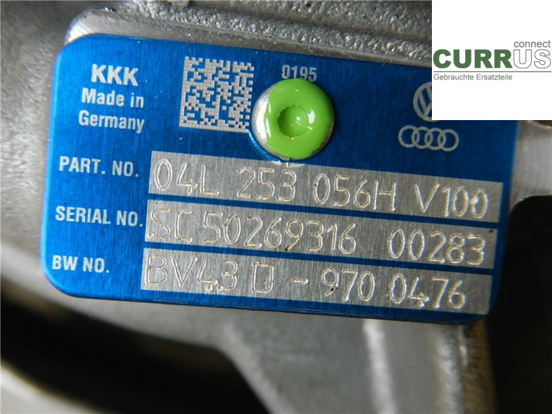 AUDI A6/S6 4G   11-18 Turbolader 04L253056L 2,0 TDI