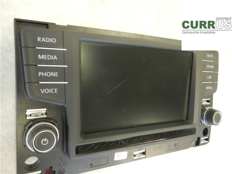 VW GOLF / E-GOLF VII   13-20 Kontrolskærm 3G0919605B 1,2 TSI