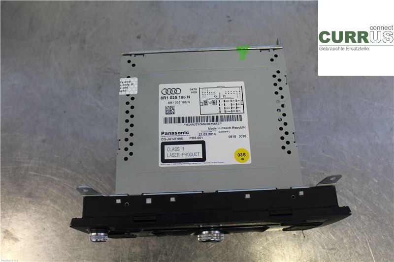 AUDI A4  12-15 Radio CD / Multimedia panel 8R1057186NX 2,0 TDI