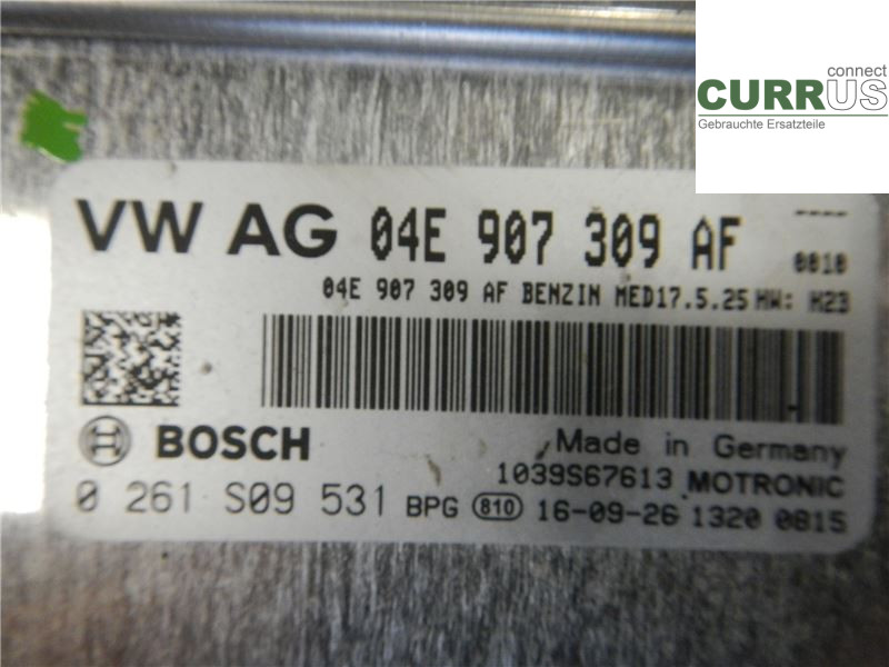 SKODA FABIA  15- Engine Control Unit (ECU) 04E906027BB 1,2 TSI