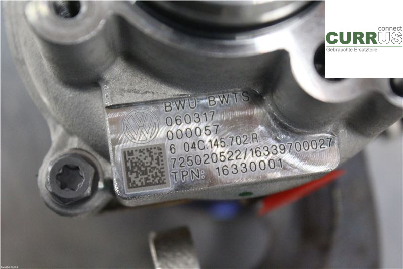 AUDI A3/S3 8V  13-20 Turbo charger 04C145702R 1,0 TFSI