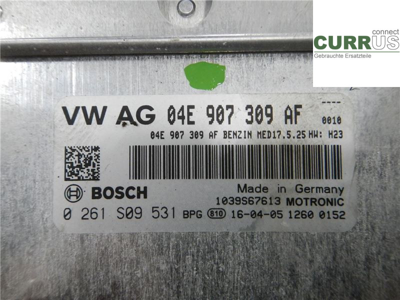 SKODA FABIA  15- Engine Control Unit (ECU) 04E906027BB 1,2 TSI