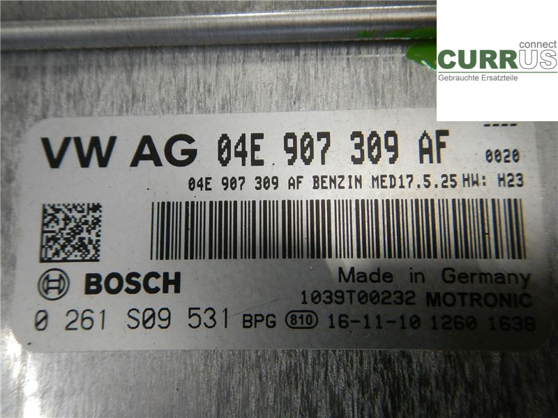 SKODA FABIA  15- Engine Control Unit (ECU) 04E906027BC 1,2 TSI