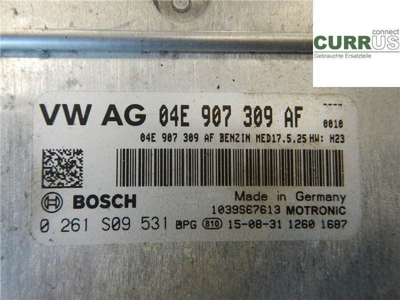 SKODA FABIA  15- Engine Control Unit (ECU) 04E906027BC 1,2 TSI