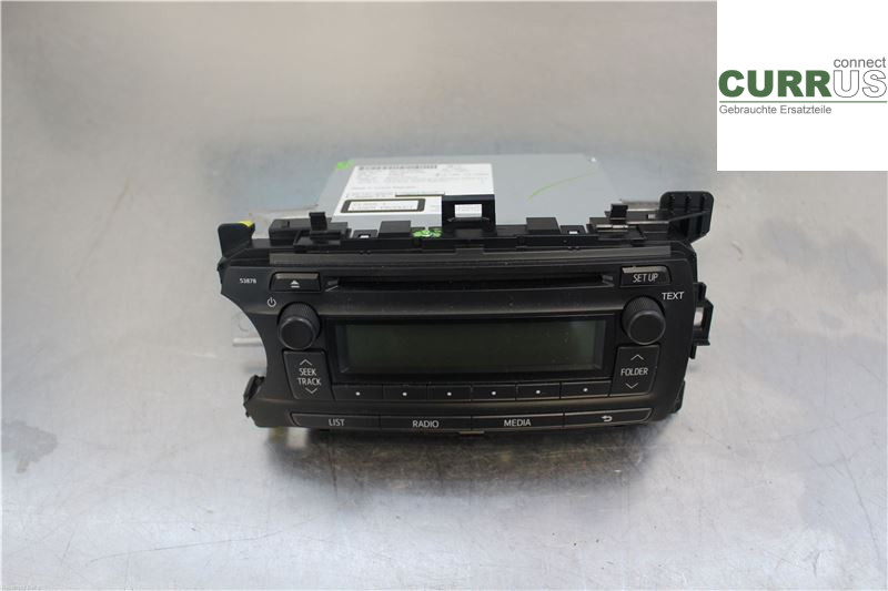 TOYOTA YARIS       12-14 Radio CD / multimediepanel 861200D660 1.5 Hybrid