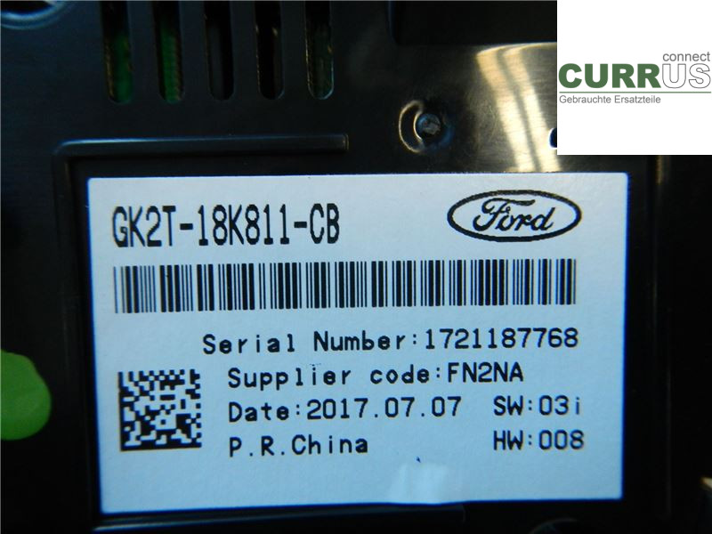 FORD TRAN./TOUR CUSTOM 13-24 Radio CD / Multimedia panel 2010917 2,0 TDCI