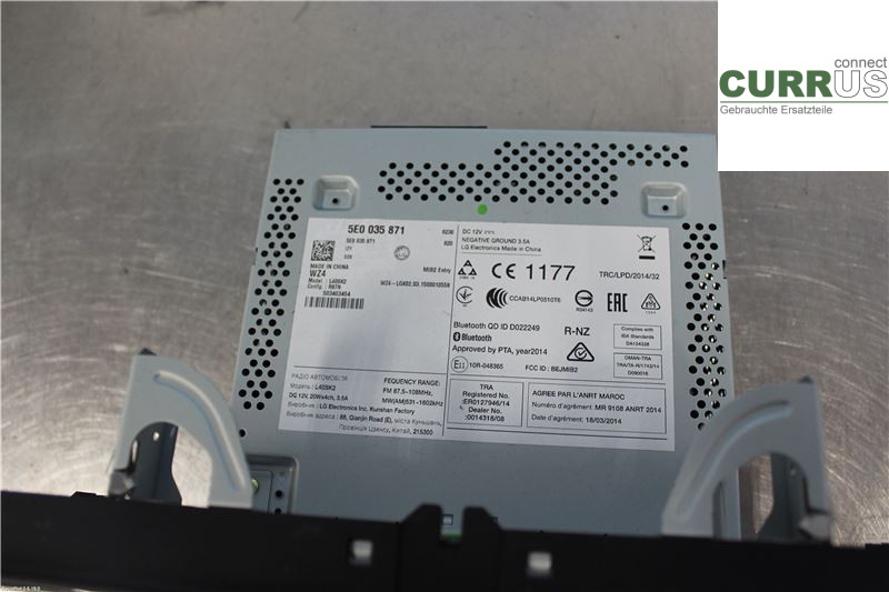 SKODA OCTAVIA  13-20 Radio CD / Multimedia panel 5E0035871 CRKB