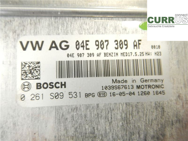 VW POLO       10-17 Engine Control Unit (ECU) 04E906027BB CJZC