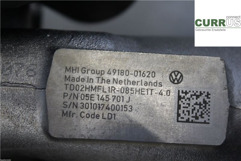 SKODA OCTAVIA  13-20 Turbo charger 05E145701J DADA