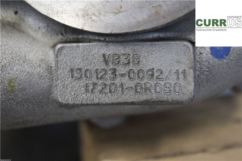 TOYOTA AVENSIS   09-15 Turbolader 17201-0R080 1AD-FTV