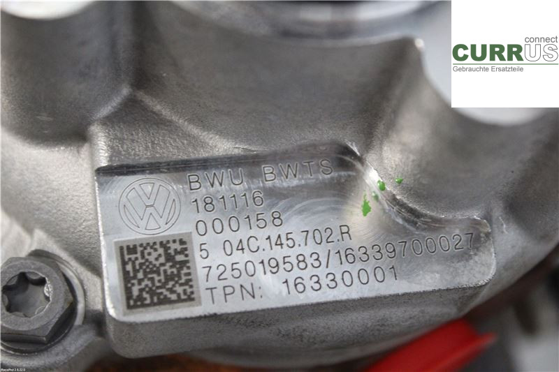 SKODA OCTAVIA  13-20 Turbo charger 04C145702R CHZD