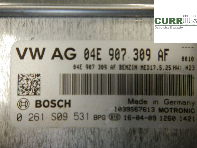 SKODA FABIA  15- Engine Control Unit (ECU) 04E906027BB CJZD