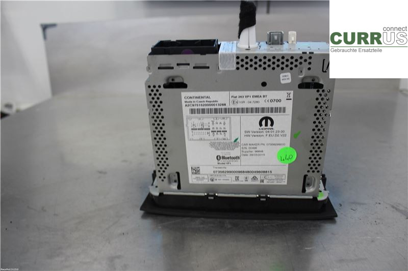 FIAT DOBLO CARGO Radio CD / Multimedia panel 735660058 