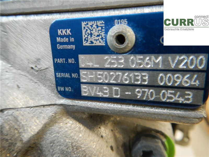 SKODA SUPERB 16-24 Turbo charger 04L253056M DFCA