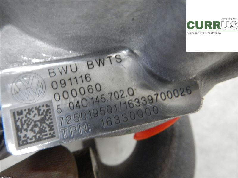 AUDI A1/S1  11-18 Turbosprężarka 04C145702R CHZB