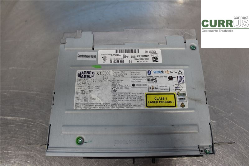 BMW X3 F25    10-17 Radio CD /Multimediapanel 65129365851  ALLR