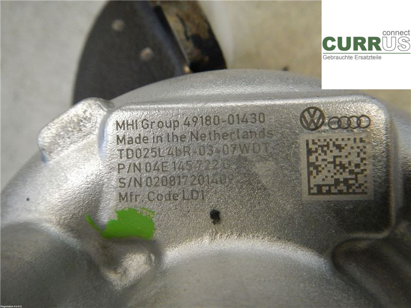 VW TIGUAN 16-24 Turboladdare 04E145722G CZDA
