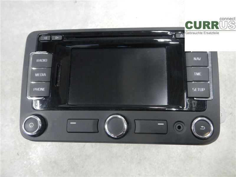 SKODA YETI Radio CD / Multimedia panel 3T0035192QWHS CFHA