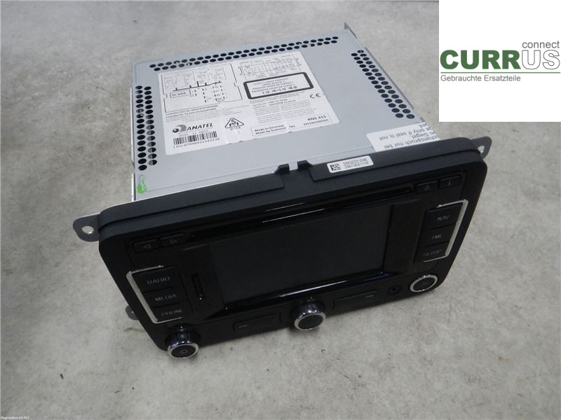 SKODA YETI Radio CD / Multimedia panel 3T0035192QWHS CFHA