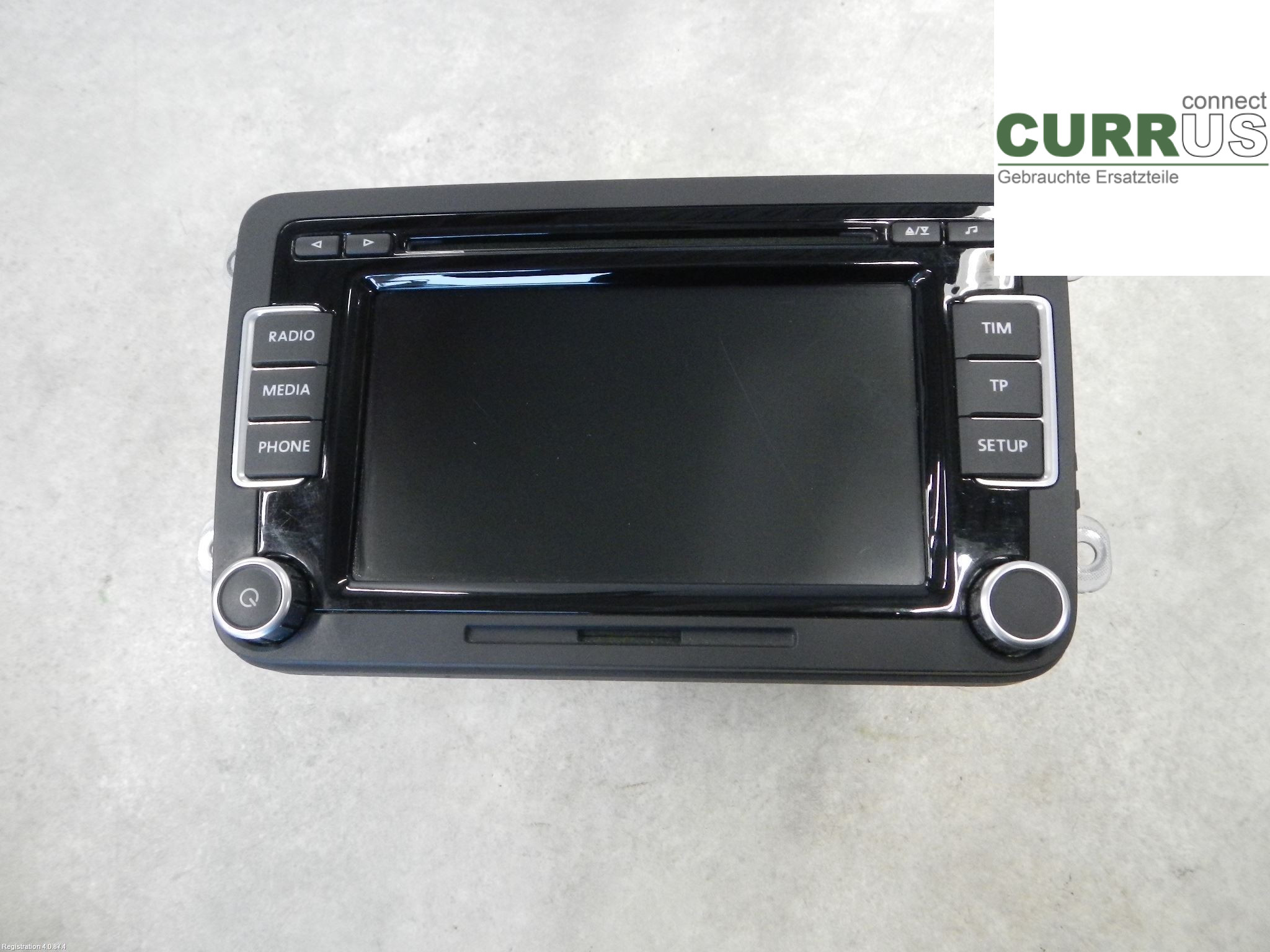 VW PASSAT  11-14 Radio CD / panel multimedialny 3C8057195X 