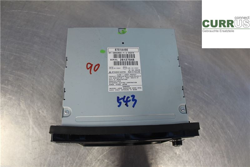 MITSUBISHI ASX 10-22 Radio CD / Multimedia panel 8701A490 1,8 4N13