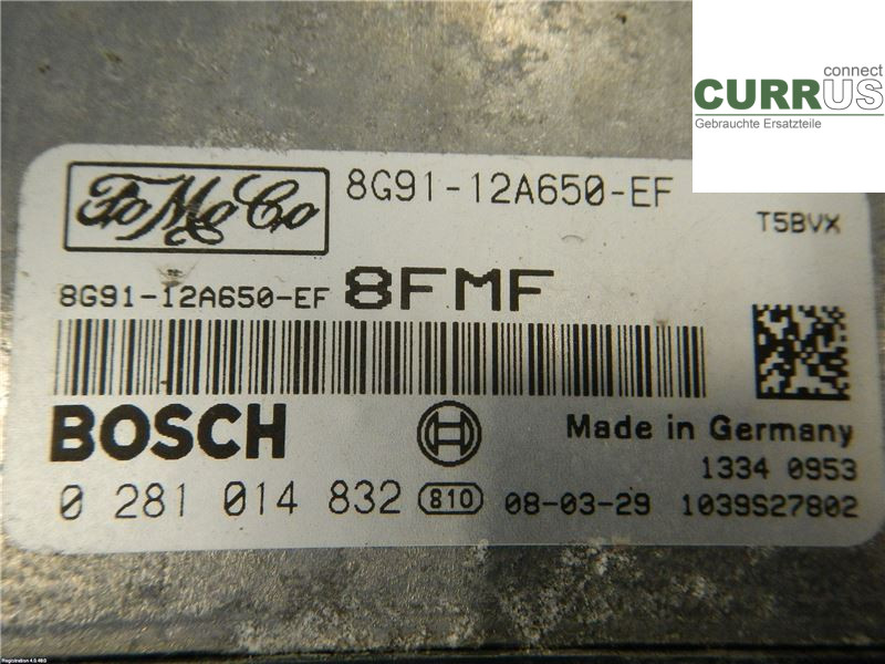 FORD MONDEO     07-15 Motorstyringsenhed Diesel (ECU) 1686369 2.2 175PS-DW