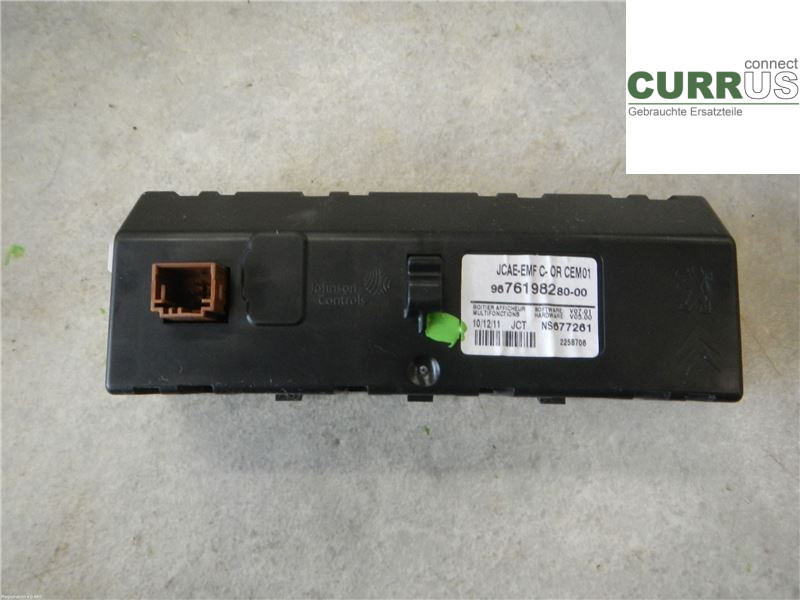 CITROEN C4 II  11-18 Kontrolskærm 9822264680 1.6 DV6C