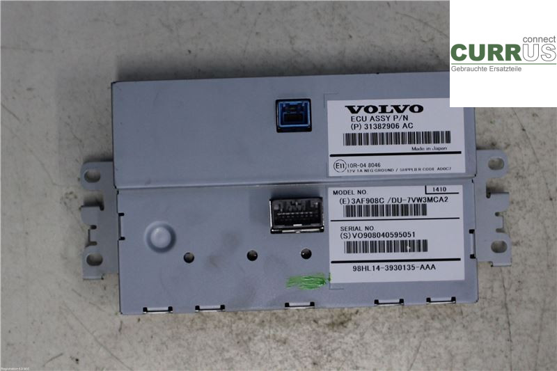 VOLVO V70    14-16 Control display 36011331 2.0 D4204T5