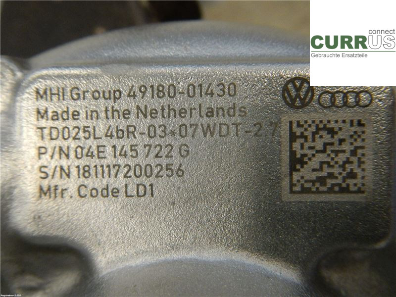 SEAT ATECA  16- Turbo charger 04E145722G 1.4 CZEA