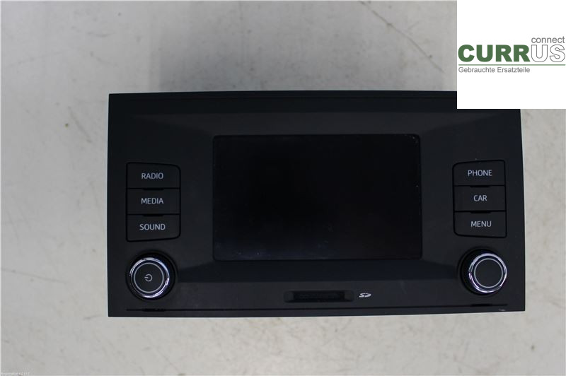 SEAT IBIZA IV   08-16 Radio-CD-/Multimedia-Panel 5F0035871B2ZZ 1.2 CJZC