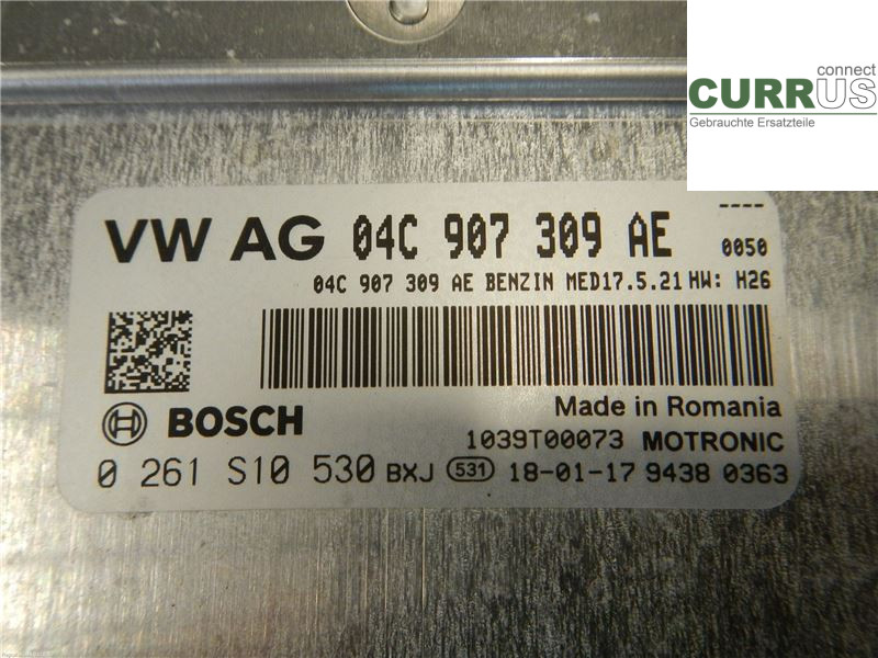 SKODA FABIA  15- Engine Control Unit (ECU) 04C906026Q 1,0L CHZC