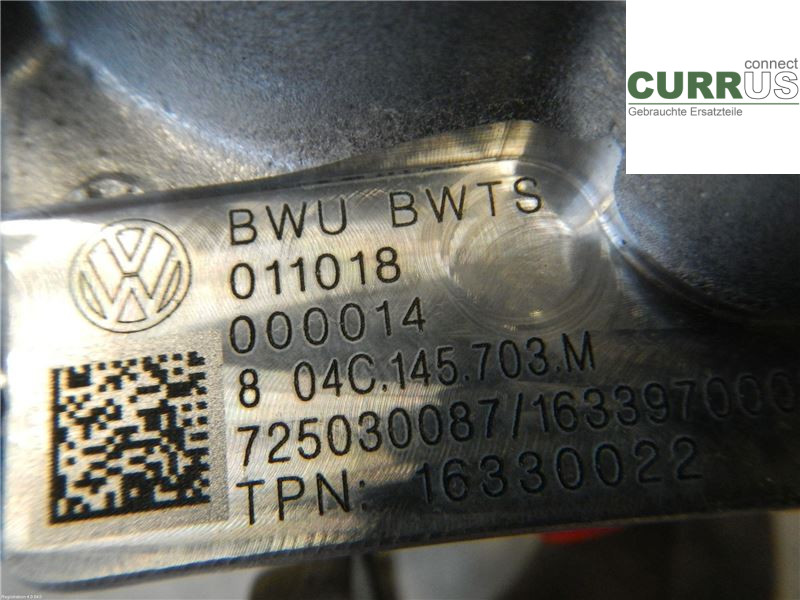 VW GOLF SPORTSVAN 15-20 Turbo charger 04C145703MX 1,0L DKRF