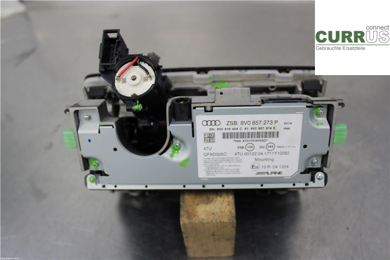 AUDI A3/S3 8V  13-20 Kontrolskærm 8V0857273P6PS 2,0L CZPB