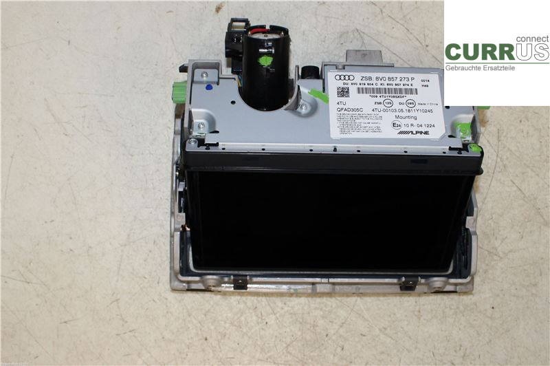 AUDI A3/S3 8V  13-20 Kontrolskærm 8V0857273P6PS 1,5L DADA