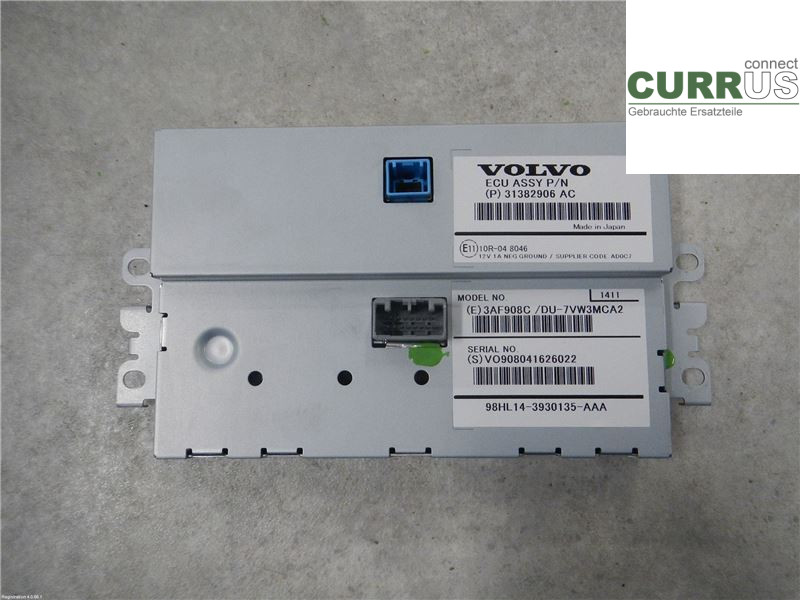 VOLVO V40  12-19 Control display 36011464 2,0L D5204T6
