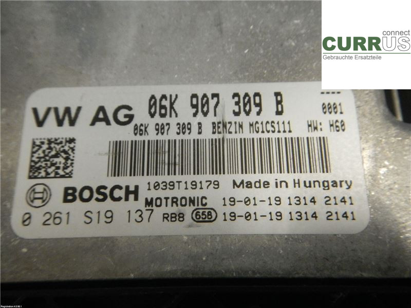 SEAT ATECA 16- Engine Control Unit (ECU) 81A907115A 2,0L DKZA