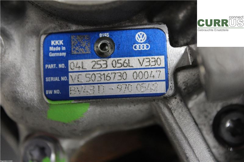 AUDI A4/S4 B9 20- Turbo charger 04L253124     2,0L DETA