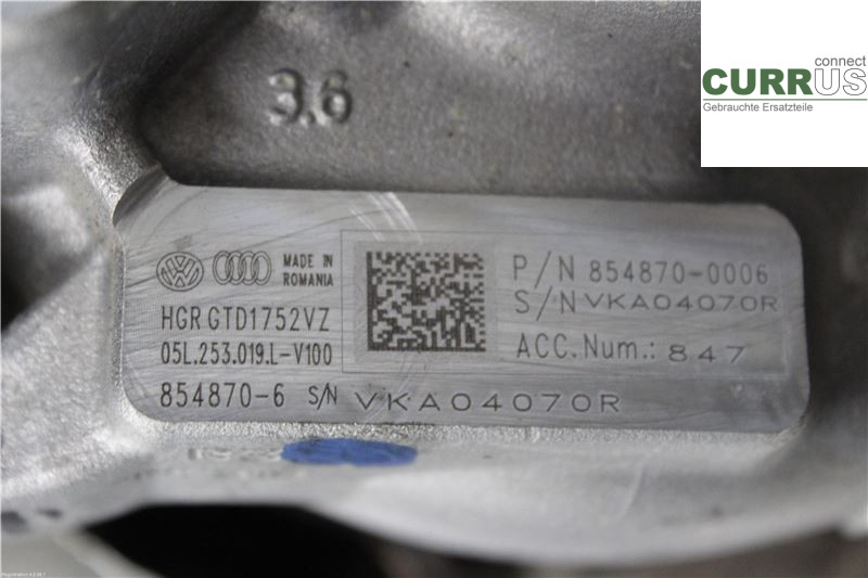 AUDI A6/S6 4G   11-18 Turbolader 05L253019L 2,0L DFBA