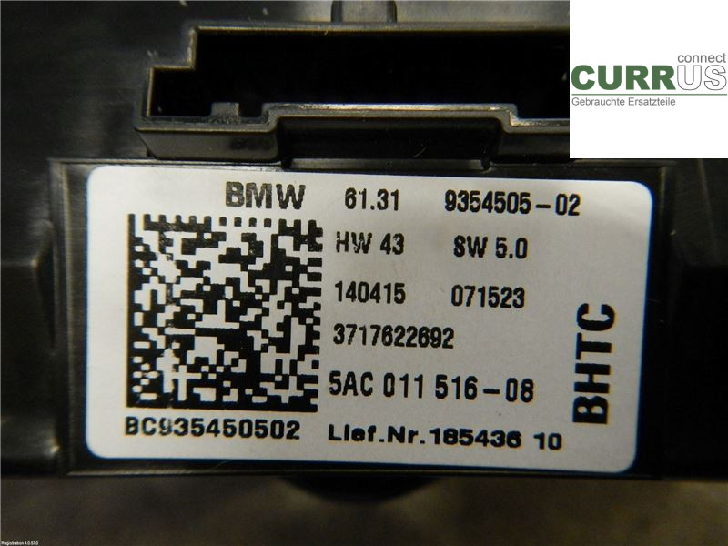 MINI ONE/COOPER 5DR F55 14- Radio CD /Multimediapanel 61319354505 1,2L B38-A12A