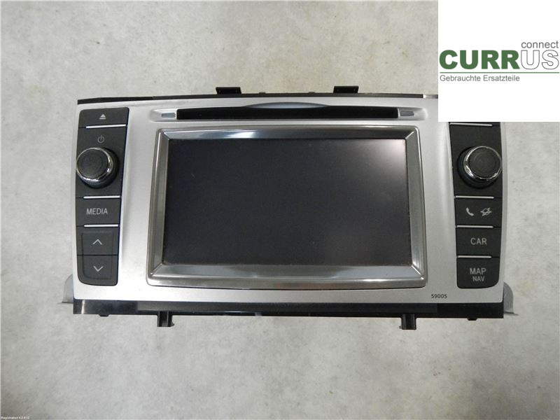 TOYOTA AVENSIS   09-15 Radio CD / Multimedia panel 8614005010 2.2L 2AD-FHV