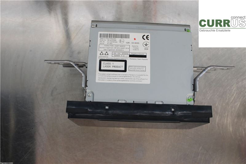 TOYOTA AURIS      13-19 Radio CD / Multimedia panel 8614002360 1.6L 1WW