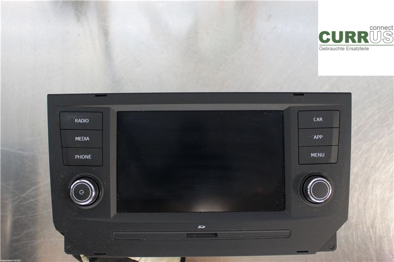 SEAT IBIZA V  17-20 Radio-CD-/Multimedia-Panel 6F0035871C2ZZ 1.0L DKRF