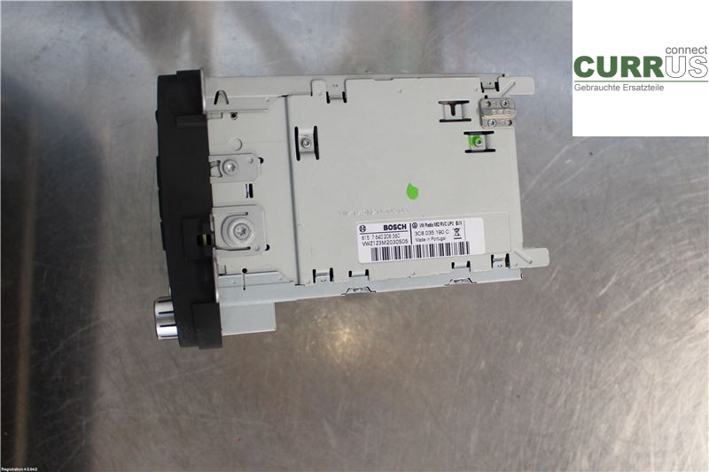 VW PASSAT  11-14 Radio CD / multimediepanel 3C8057190CX 2.0L CFGB
