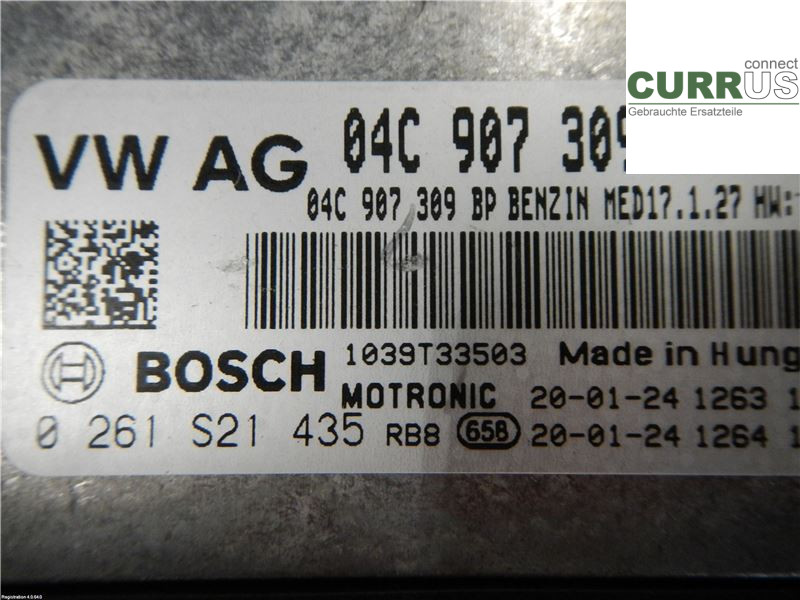 SEAT IBIZA V  17-20 Motorsteuergerät (ECU) 04C906025AL 1.0L DKRF
