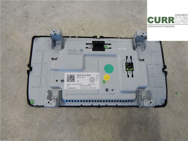 VW GOLF / E-GOLF VII   13-20 Kontrolldisplay 5G6919606 1.8L CJSB