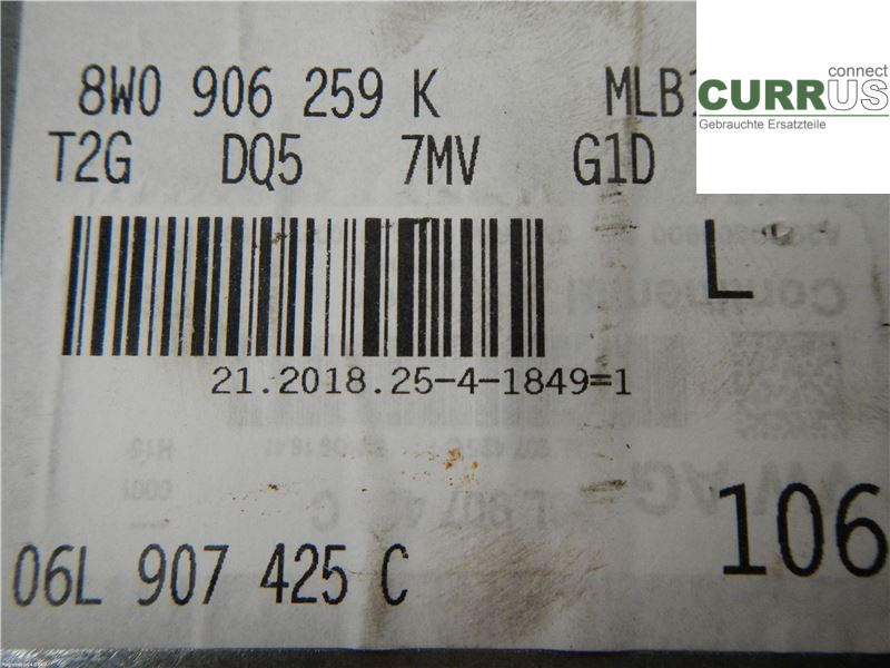 AUDI A5  17- Sterownik silnika (ECU) 8W0906259K 2.0L DDWA