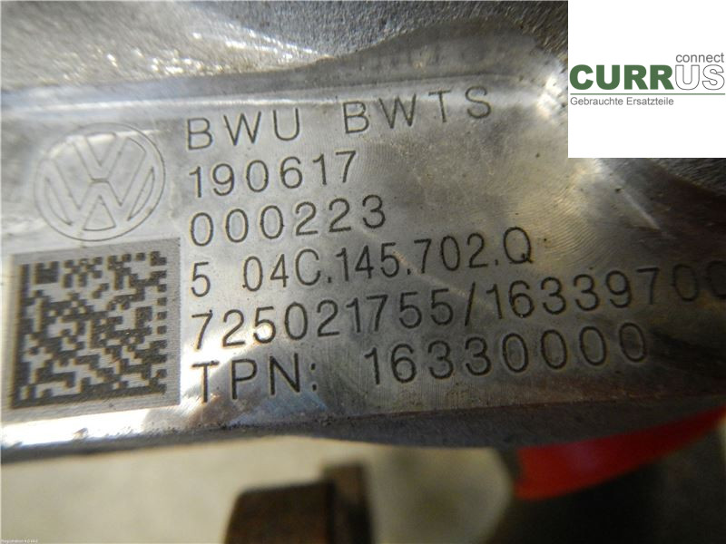 SEAT IBIZA V  17-20 Turbolader 04C145703 1.0L CHZL