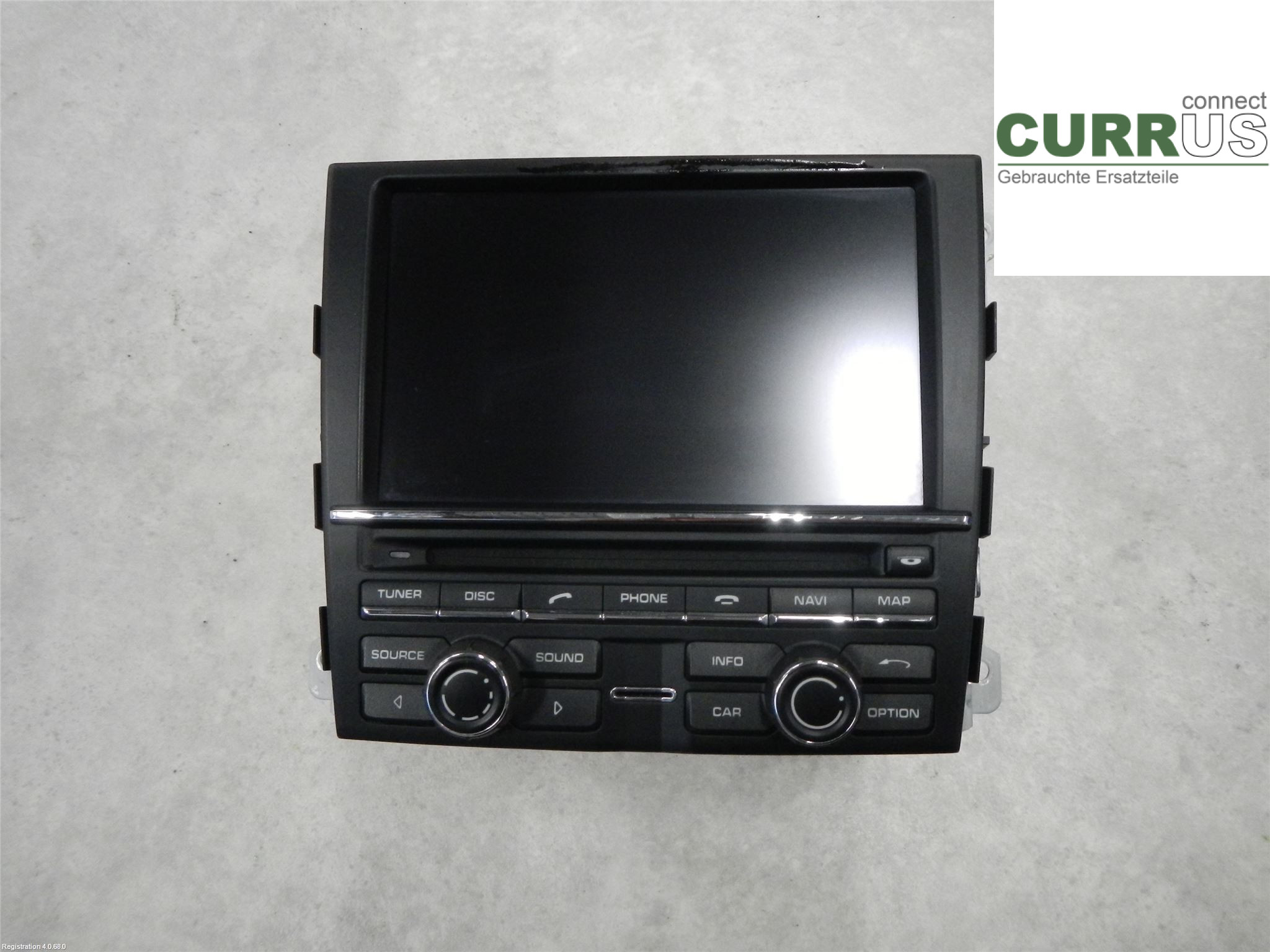 PORSCHE PANAMERA 09- Radio CD /Multimediapanel 970642970BXDML 4.8L M48.40